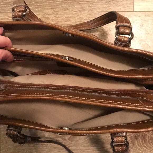 Nine & Co. By Nine West Cognac Brown Vegan Leather Purse - Picture 4 of 7